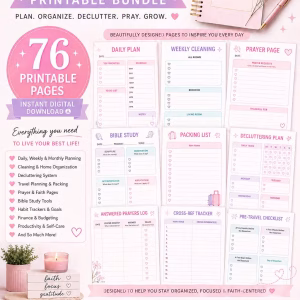 76 Page Life Planner Bundle