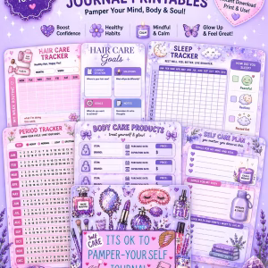 Self Care Journal Planner